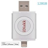 iDiskk ID128S Flash disk 128 GB 2v1 IDISKK pro Apple iPhone/MacBook a další - Lightning/USB – Silver