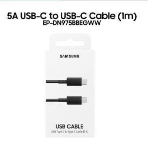 Samsung EP-DN975BBEGWW USB-C/USB-C Datový Kabel 5A, 1m, černý