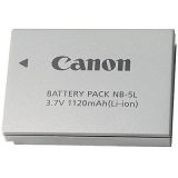 Baterie Canon NB-5L šedá 3,7V 1120mAh Li-Ion – originální