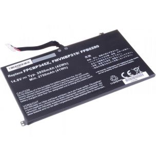 NTL NTL6572 Baterie Fujitsu Siemens LifeBook UH572,FPB0280/FPCBP345Z/FMVNBP219 14,8V 2800mAh Li-Pol – neoriginální