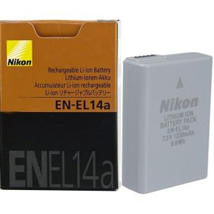 Nikon EN-EL14A Baterie Nikon EN-EL14A, EN-EL14, EN-EL14e 7,2V 1230mAh Li-Ion – originální